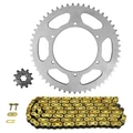 KIT CHAINE ADAPTABLE APRILIA 50 RS4 2011>2017  420  11x53  (DEMULTIPLICATION ORIGINE)  -AFAM-