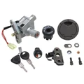 CONTACTEUR A CLE SCOOT ADAPTABLE MBK 50 NITRO 2003>/YAMAHA 50 AEROX 2003> (3 FILS) (AVEC SERRURE DE SELLE + BOUCHON ESSENCE)  -QUALITE PREMIUM-