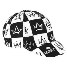 CYCLING CAP - KING PATTERN -BLACK/WHITE