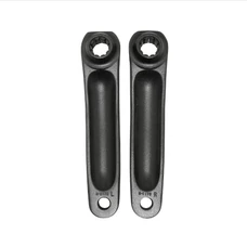 CRANK ARM SET- STRONGLIGHT MAGAN3 170mm BLACK ISIS FOR BOSCH 1,2,4 and BROSE (offset 10mm)