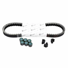 KIT TRANSMISSION (COURROIE, GALETS, GUIDES) ORIGINE PIAGGIO 125 LIBERTY 4T 3V E3 2013>2014 -1R000568