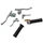 KIT POIGNEE/LEVIER CYCLO TARGA MINI METAL CHROME  -SELECTION P2R-