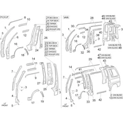 Châssis/caisse latéral
