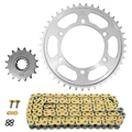 CHAIN AND SPROCKET KIT FOR YAMAHA 700 MT07 ABS 2014>2017, MT07 A-U ABS 2018>2020  525  16x43  (REAR SPROCKET Ø 110/130/10.5)  (OEM SPECIFICATIONS)  -AFAM-