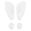 LENS FOR FLASHER FOR SCOOT MBK 50 NITRO 1999>/YAMAHA 50 AEROX 1999> FRONT+REAR TRANSPARENT (x4) -REPLAY