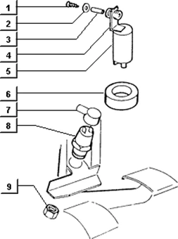 Centrale clignotante-contacteur du stop