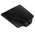FRONT ENGINE COVER (TRAPDOOR) FOR SCOOT MBK 50 BOOSTER 2004>/YAMAHA 50 BWS 2004> -BLACK- GLOSS