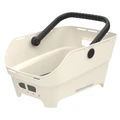 PANIER ARRIERE SYNTHETIQUE RECYCLE CENTO NEO MULTI NX BASIL BLANC CASSE (46x35x25cm) COMPATIBLE MIK, RACKTIME, I-RACK, CARRYMORE, AVS (FIXATION NON INCLUS)