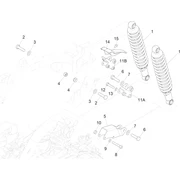 Suspension arrière - Amortisseur/s