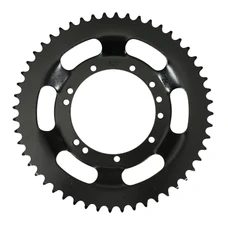 REAR CHAIN SPROCKET FOR MOPED PEUGEOT 103 (SPOKED WHEEL) 52 TEETH- BLACK (BORE Ø 94mm) 11 DRILL HOLES  -SELECTION P2R-