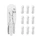 AMPOULE/LAMPE STANDARD  6V  1,2W CULOT W2x4,6D BULB T5 WEDGE BLANC (COMPTEUR ET CLIGNOTANT) (BOITE DE 10) (LAMPE POUR SCOOTER PEUGEOT)  -FLOSSER-