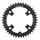 CHAINRING FOR GRAVEL BIKE - 4 Arms Ø123 FOR CAMPAGNOLO EKAR STRONGLIGHT CT2 Single 42 teeth BLACK 13 Speed.