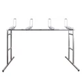 PRESENTOIR DE MAGASIN OFFICINE PAROLIN 4 VELOS LONGUEUR 250cm BLANC -GIST