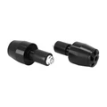 EMBOUT DE GUIDON MAXISCOOTER POUR HONDA 750 X-ADV ALU ANODISE NOIR DIAM 17 mm (PAIRE) -AVOC