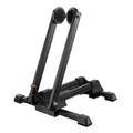 PRESENTOIR/SUPPORT 1 VELO AUTOMATIQUE PLIABLE AVEC SYSTEME RESSORT POUR TOUS MODELE 12 A 29" NOIR