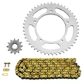 KIT CHAINE ADAPTABLE APRILIA 50 RS 1999->2002  420  12x47  (DIAM COURONNE 102.1/120.8.2)  (DEMULTIPLICATION ORIGINE)  -AFAM-