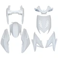 CARROSSERIE/CARENAGE SCOOT ADAPTABLE MBK 50 NITRO 1997>2012/YAMAHA 50 AEROX 1997>2012 BLANC BRILLANT (KIT 8 PIECES) -P2R