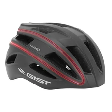 URBAN BIKE ADULT HELMET - GIST LUXO BLACK- IN-MOLD - REAR LIGHTS 360- - EURO 56-62- RATCHET SETTINGS