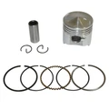 PISTON FOR SCOOT (ALL 4 Stroke powered) : PIAGGIO 50 ZIP LIBERTY , FLY , VESPA ET4, VESPA LX /DERBI 50 ATLANTIS , BOULEVARD/APRILIA 50 SCARABEO -P2R PREMIUM QUALITY
