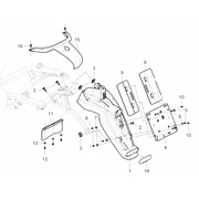 Couvercle arrière - Pare-boue