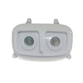 DOUBLE OPTIQUE REPLAY 2X20W POUR MBK 50 BOOSTER 2004>/YAMAHA 50 BWS 2004> BLANC/BLANC **