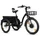 TRICYCLE ELECTRIQUE/VAE CITY LEADER FOX 24" CURTIS X 2025 MIXTE NOIR BRILLANT 8V SHIMANO NEXUS MOTEUR ROUE AV BAFANG 36V 45Nm BATTERIE 16,7Ah (LARGEUR HORS TOUT 75cm, DEBATTEMENT 50mm) -HOUSSE PLUIE