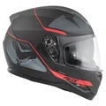 CASQUE INTEGRAL SCOOT ADX AI450 GRAPHIC NOIR/GRIS/ROUGE MAT S PINLOCK READY (DOUBLE ECRAN) (ECE 22.06)