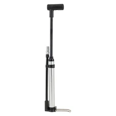 POMPE A PIED MINI ROUTE NEWTON ALU GRIS/NOIR AVEC PIED PLIABLE 8BARS 131g