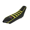 COUVRE/HOUSSE DE SELLE 50 A BOITE KRM PRO RIDE POUR RIEJU 50 MRT 2009> NOIR/JAUNE
