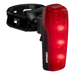 ECLAIRAGE VELO USB ARRIERE SUR TIGE DE SELLE OSRAM RACE 50 LUX NOIR FONCTION ECLAIRAGE (AUTONOMIE MODE 100% 4H) (AVANT+ARRIERE) -HOMOLOGATION StVZO