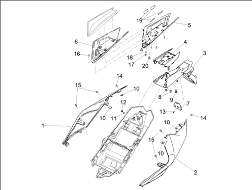Carrosserie posterieure
