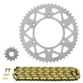 KIT CHAINE ADAPTABLE KTM 125 SX 2020> 520 13X51 (DIAM COURONNE ALU 125/150/8.5) (DEMULTIPLICATION ORIGINE) -AFAM
