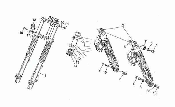 Suspension avant/arriere