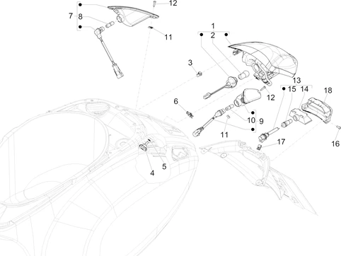 Eclairages arrière - Clignotants