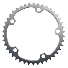 CHANRING FOR ROAD BIKE-5 arms- 42T. Ø135 CAMPAGNOLO "INNER" SILVER -ALUMINIUM- MICHE (SQUARE TAPPERED) 9/10 Speed