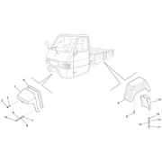 Logement roue - garde boue