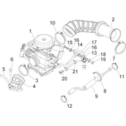 Carburateur complet - Raccord d'admission