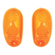 CABOCHON CLIGNOTANT SCOOT ADAPTABLE PIAGGIO 50 TYPHOON 1993>2005, NTT, NRG 1994>2005 AV ORANGE (PAIRE) -REPLAY
