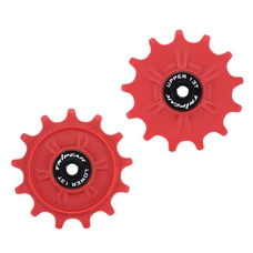 GALET DERAILLEUR TRIPEAK 13-13 DENTS ROULEMENT G5 CERAMIQUE POUR SHIMANO GRX/XT/RD-GRX812/817 / M91xx 11V. ROUGE (BLISTER DE 2)