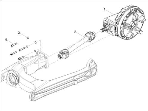 Transmission arrière