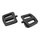 PEDALE CARGO / E-BIKE ROULEMENT NEWTON CORPS ET CAGE RESINE NOIR AVEC GRIP 9/16" (PAIRE)  112x115mm