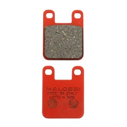 PLAQUETTE DE FREIN MALOSSI MHR POUR DERBI 50 SENDA AR, GPR AR / APRILIA 50 RS 2006> AR / PEUGEOT 50, SPEEDFIGHT AV, LUDIX AV / YAMAHA 50 DT R-X 2004> AV, TZR 2004> AR (AJP)