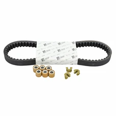 KIT TRANSMISSION (COURROIE, GALETS, GUIDES) ORIGINE PIAGGIO 125 X EVO E3 2007>2016 -1R000569