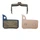 DISC BRAKE PADS- FOR ROAD BIKE FOR SRAM RED and VTT SRAM/AVID ULTIMATE (NEWTON SEMI-METALLIC) (PAIR)
