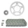 CHAIN AND SPROCKET KIT FOR SUZUKI 650 SV/S 1999>2007  525  15x44  (Ø SPROCKET 87/110/10.5) (OEM SPECIFICATION)  -AFAM-
