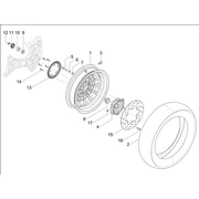 Roue arrière