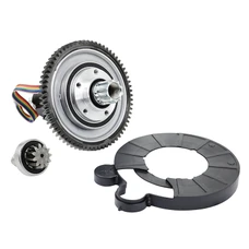 COMPLETE CENTRAL SHAFT WITH GEARS FOR WIDTH 137mm POLINI EP3