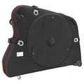 TRANSPORT VELO VALISE EN ABS PLIABLE POUR VTT/ROUTE NOIR AVEC ROULETTES