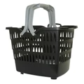 BASKET FRONT ADULT PLASTIC ROTO BLACK FAST FIXING SYSTEM CLIPS 22.2/31,8mm 19L (Lg38xL28xH30) WEIGHT MAX. 7.5Kgs