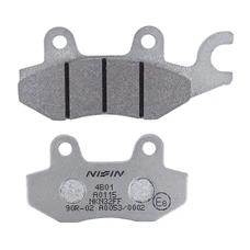 PLAQUETTE DE FREIN NISSIN POUR KAWASAKI Z125 2019> AV/AR, 650 KLR 2008>2018 AR / TRIUMPH 750-900-1000-1200 DAYTONA AR, 955-1050 TIGER AR  (A0115) (SEMI METAL)  -ECE R90-